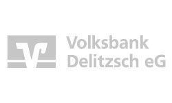 Logo Volksbank Delitzsch eG Grau